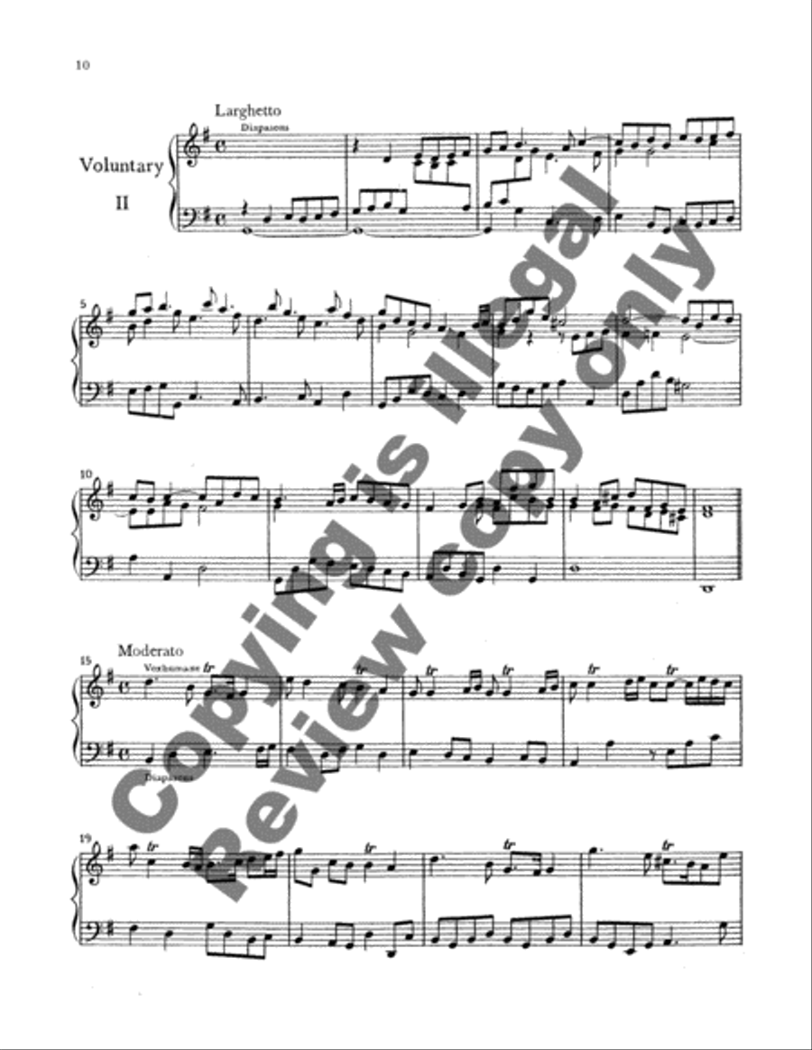 Ten Voluntaries Harpsichord scores gallery preview page 11