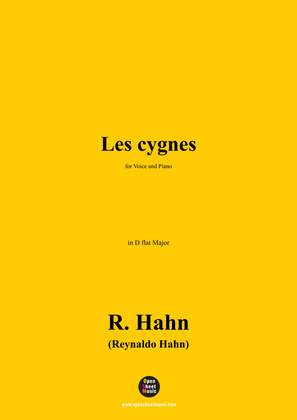Book cover for R. Hahn-Les cygnes,in D flat Major