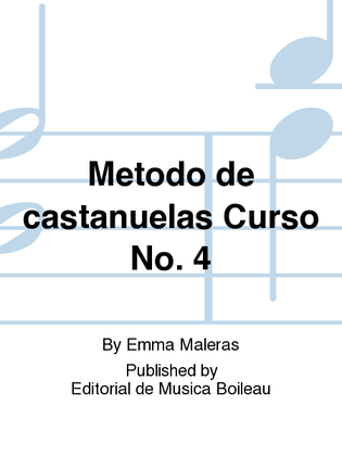 Metodo de castanuelas Curso No. 4