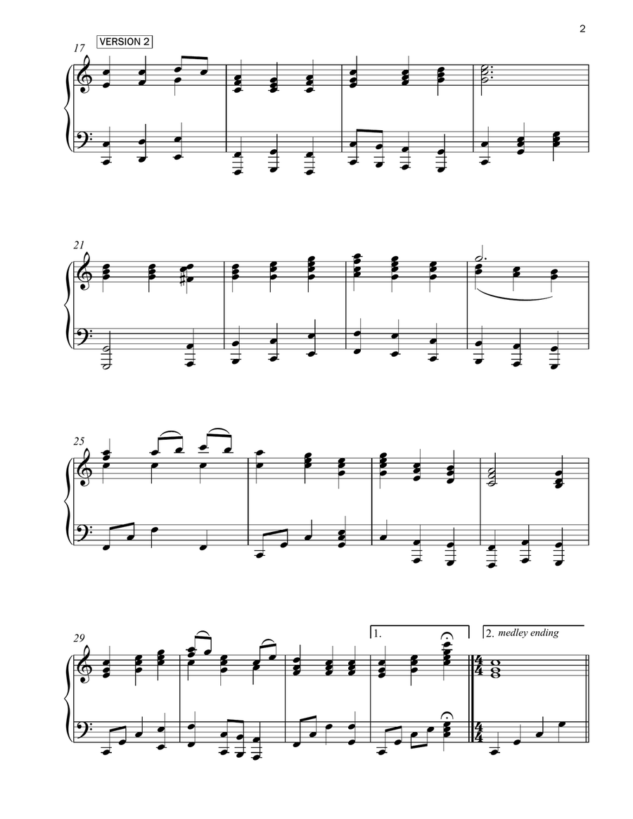 Congregational Style Hymns Vol. 2: 25 Intermediate Piano Stylings in Lower Keys Piano Solo scores gallery preview page 5