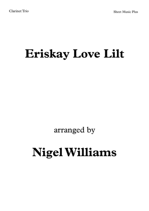 Eriskay Love Lilt, for Clarinet Trio