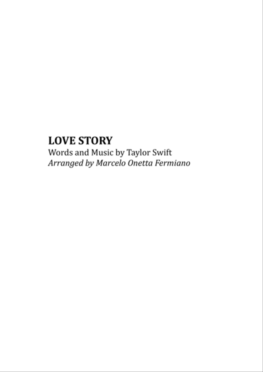 Love Story String Quartet scores gallery preview page 3