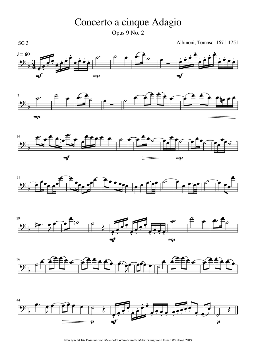 27 rather easy Pieces Grade 2 (of 6 - easy to difficult) Trombone Solo Posaune Soli Stück Stücke P Trombone Solo scores gallery preview page 6