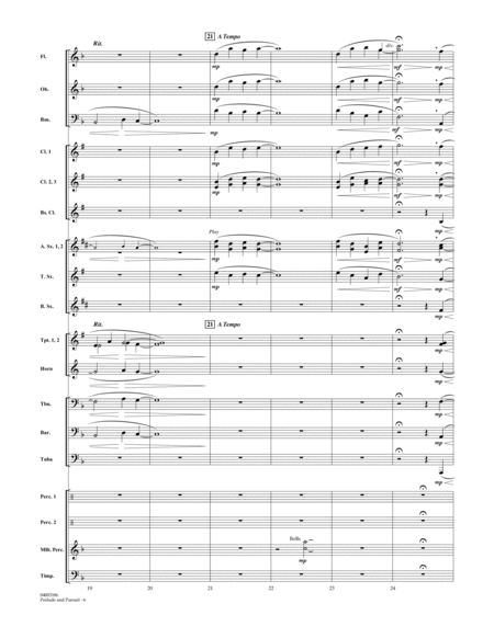 Prelude And Pursuit - Full Score