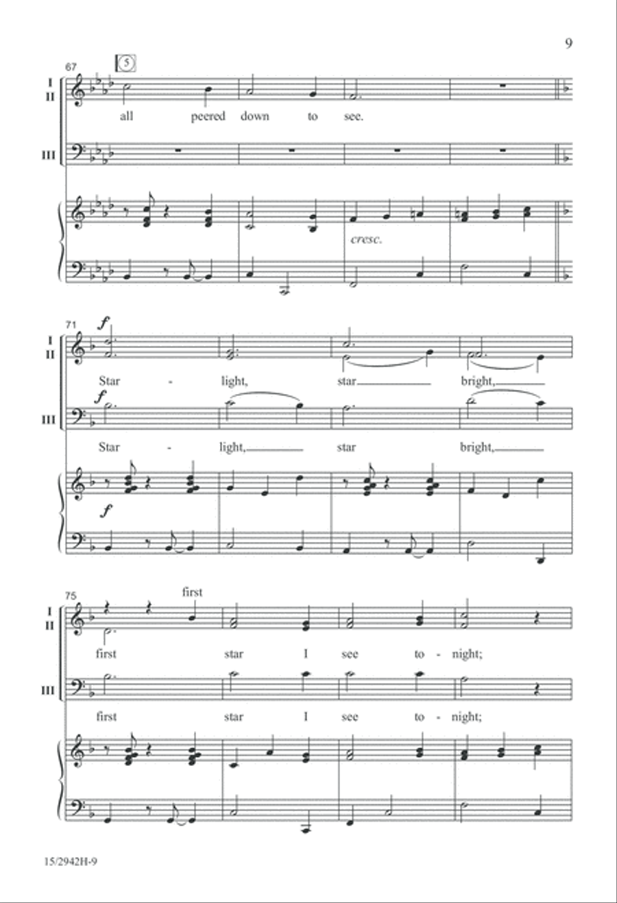 A Starry Night A Starry Night 3-Part scores gallery preview page 10