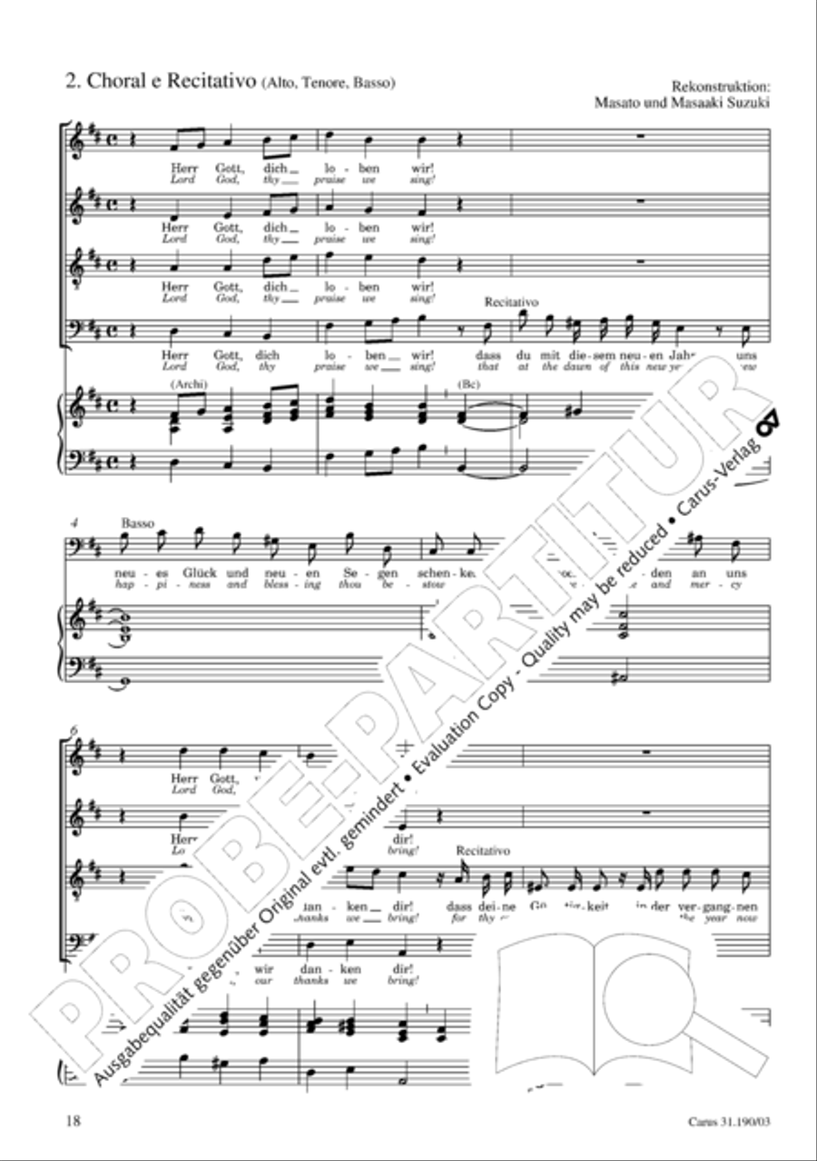 Sing to the Lord a new song (Singet dem Herrn ein neues Lied) ATB scores gallery preview page 19
