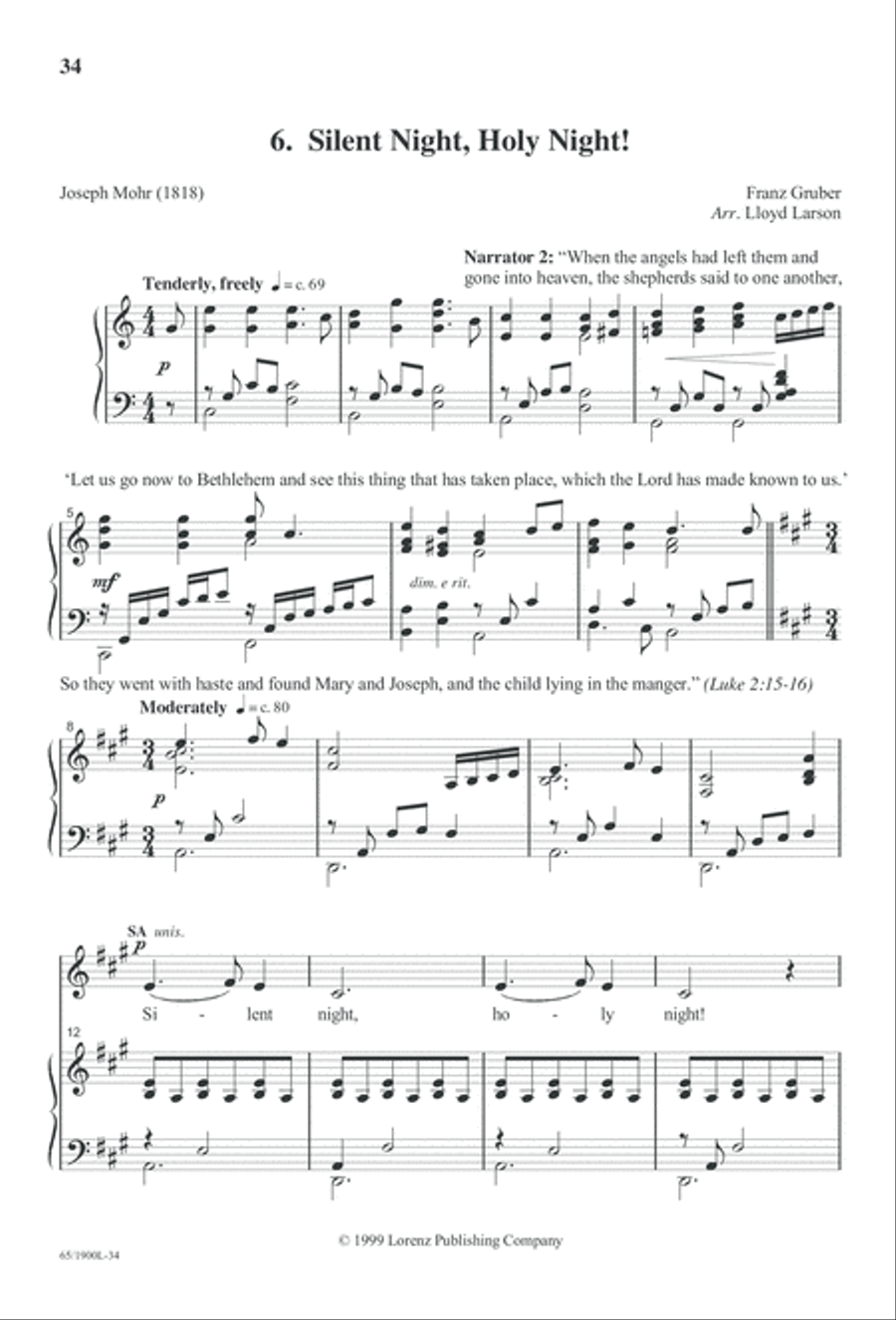 Love's Pure Light 3-Part scores gallery preview page 36