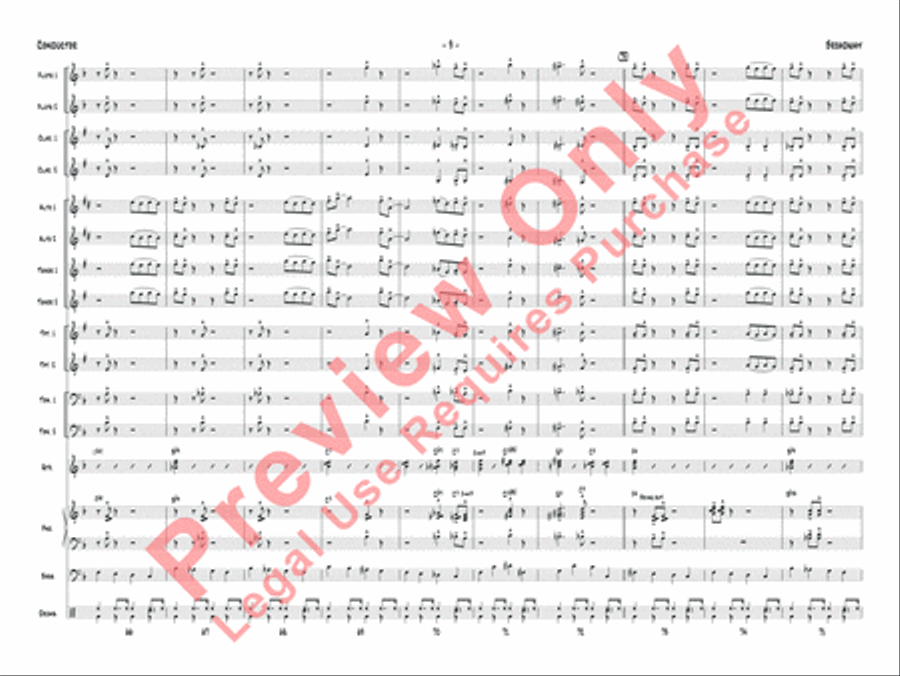 Broadway Jazz Ensemble scores gallery preview page 12