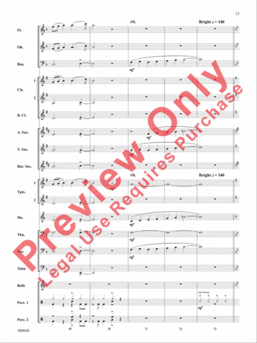 A Taylor Swift Duo Concert Band scores gallery preview page 14
