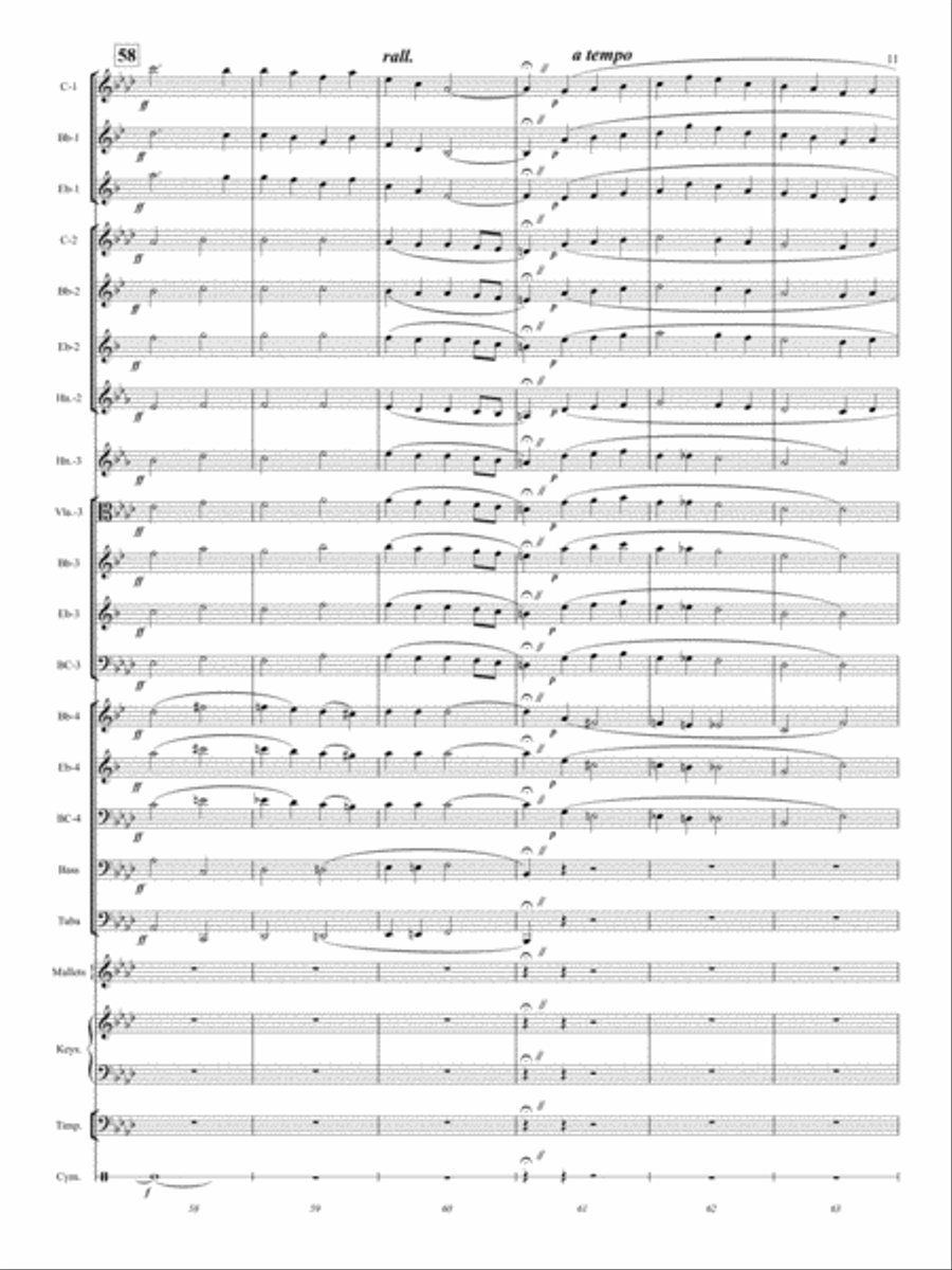 Danny Boy Danny Boy Concert Band scores gallery preview page 11