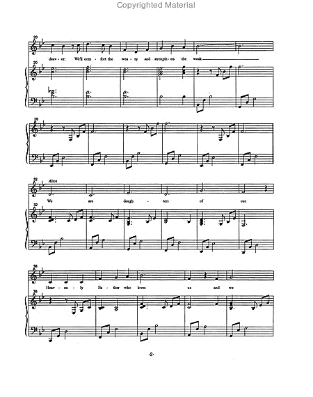 EFY Medley: As Sisters in Zion/We'll Bring the World His Truth - SATB