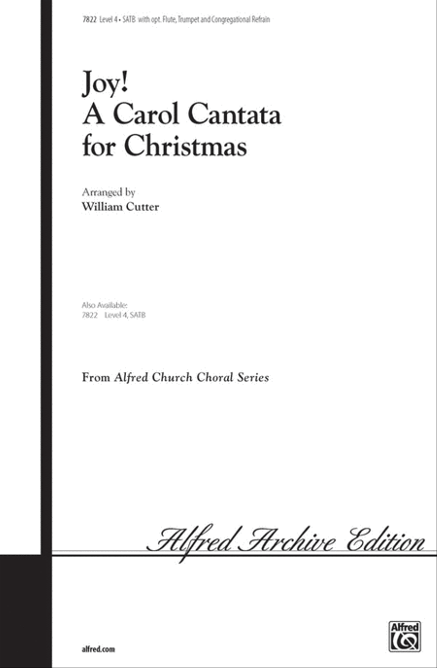 Joy: A Carol Cantata for Christmas 4-Part scores gallery preview page 1