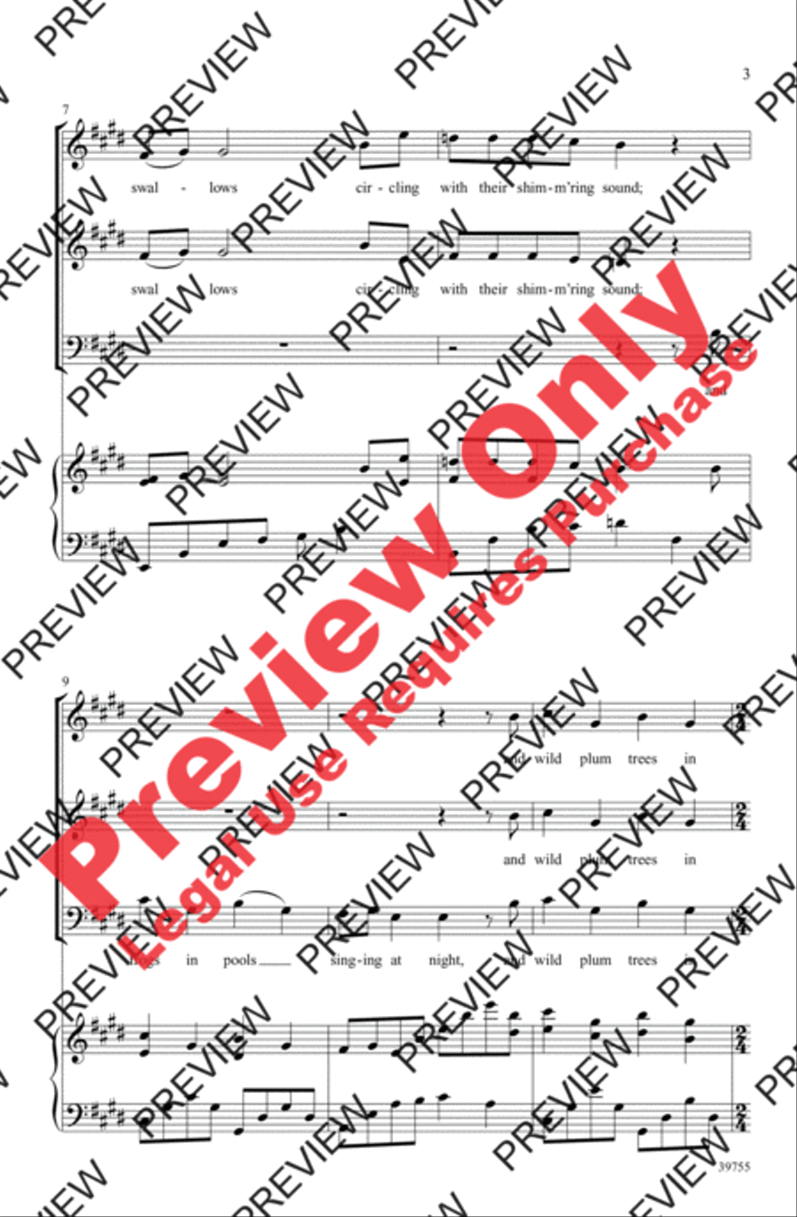 There Will Come Soft Rains 3-Part scores gallery preview page 3