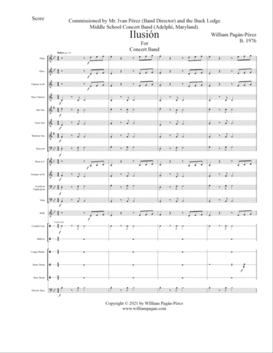 Ilusion For Concert Band