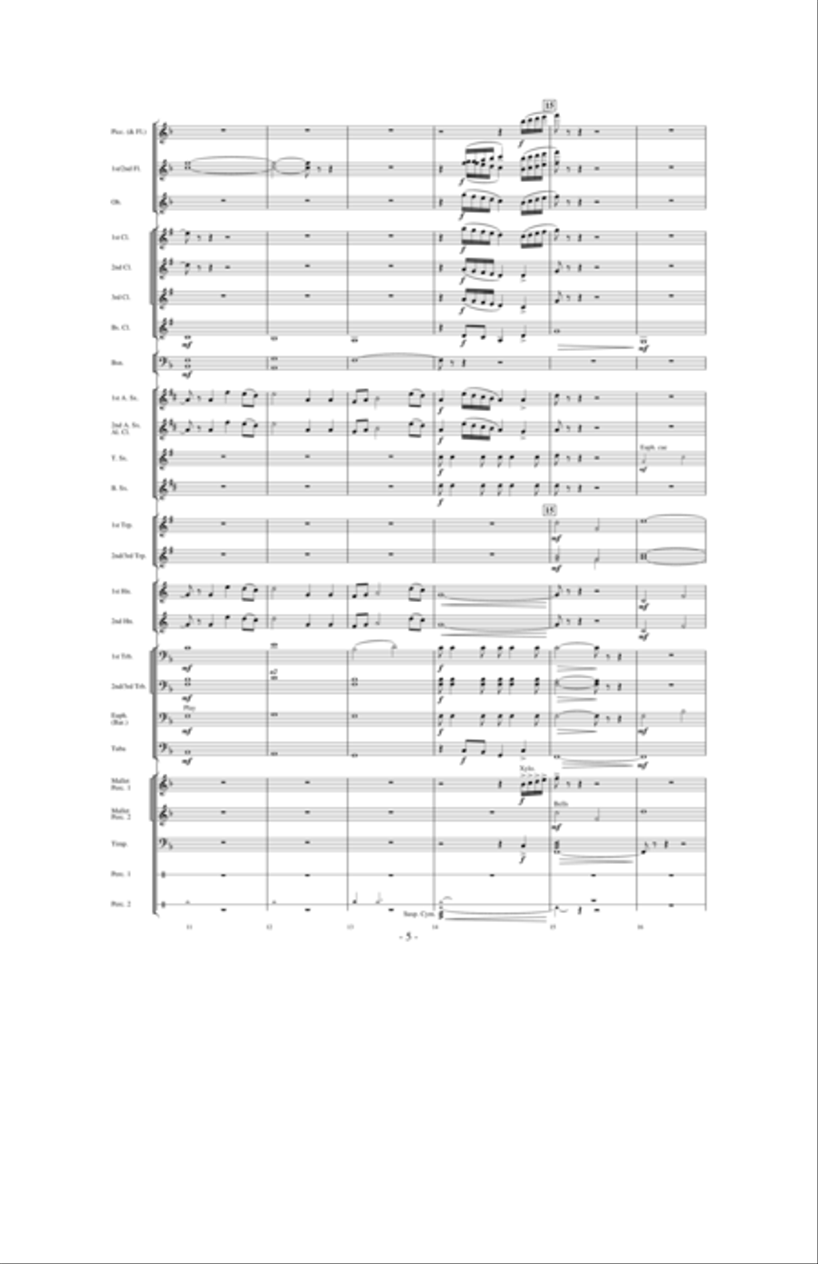 High Country Celebration Concert Band scores gallery preview page 4