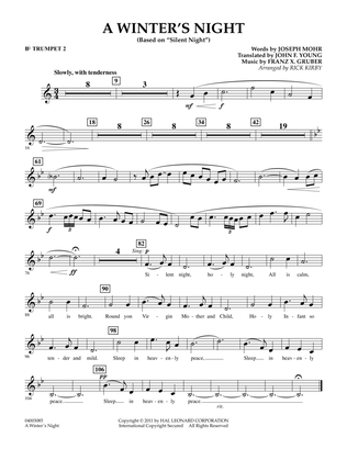A Winter's Night (Based On "Silent Night") - Bb Trumpet 2