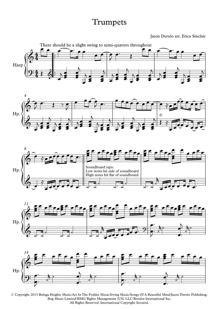Trumpets Trumpet scores gallery preview page 1