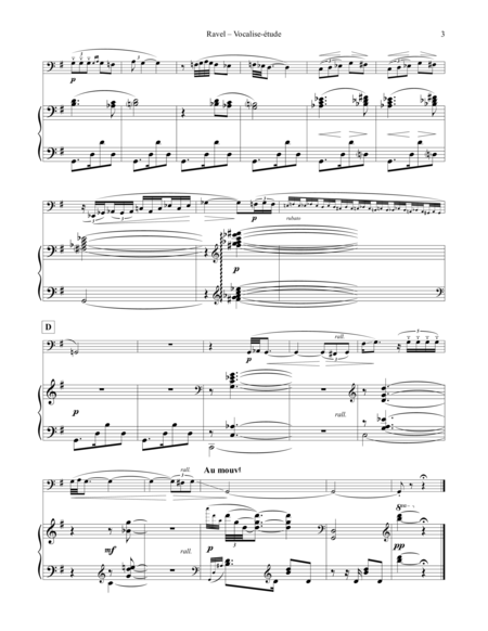 Vocalise-étude for Bass Trombone & Piano