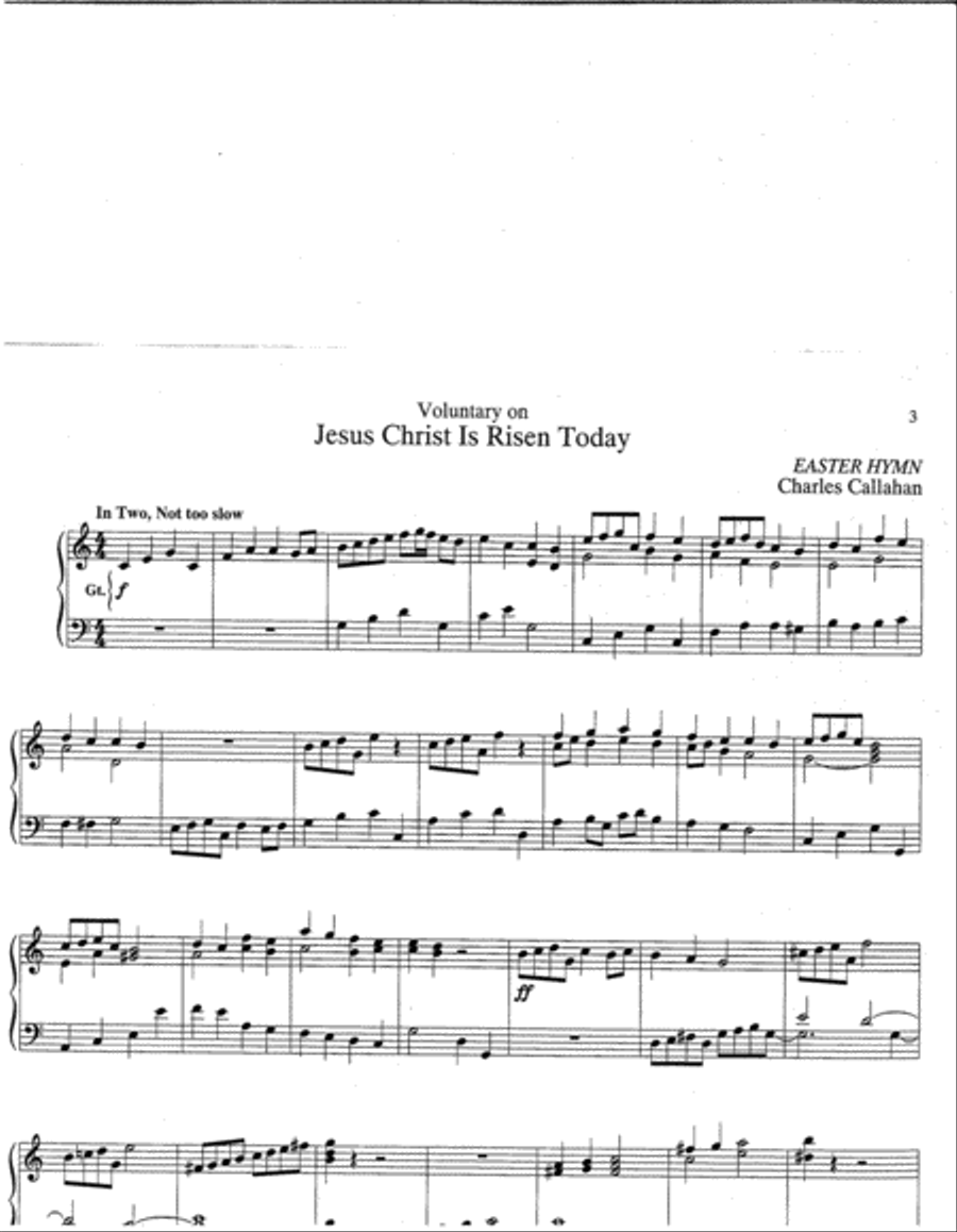 Easter Music for Manuals, Set 2 Organ scores gallery preview page 2