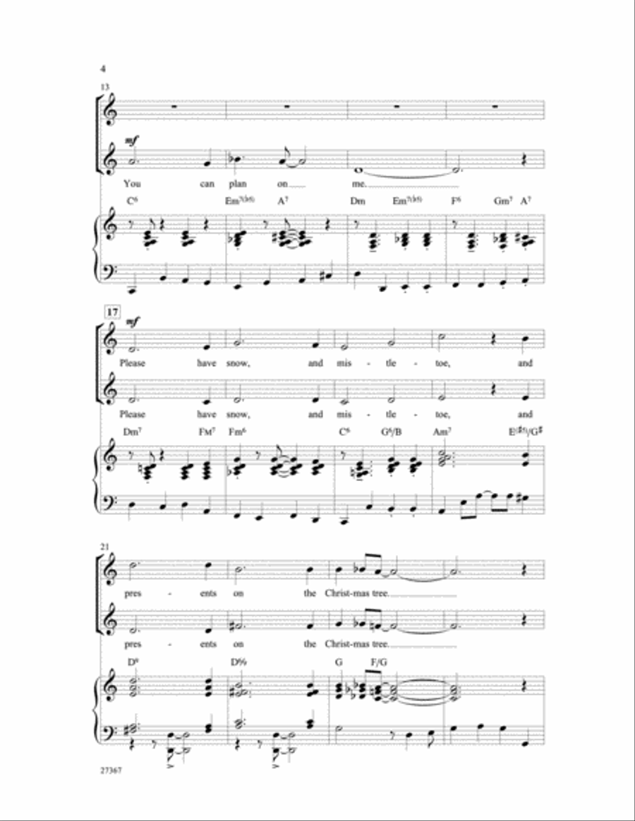 I'll Be Home for Christmas 2-Part scores gallery preview page 3