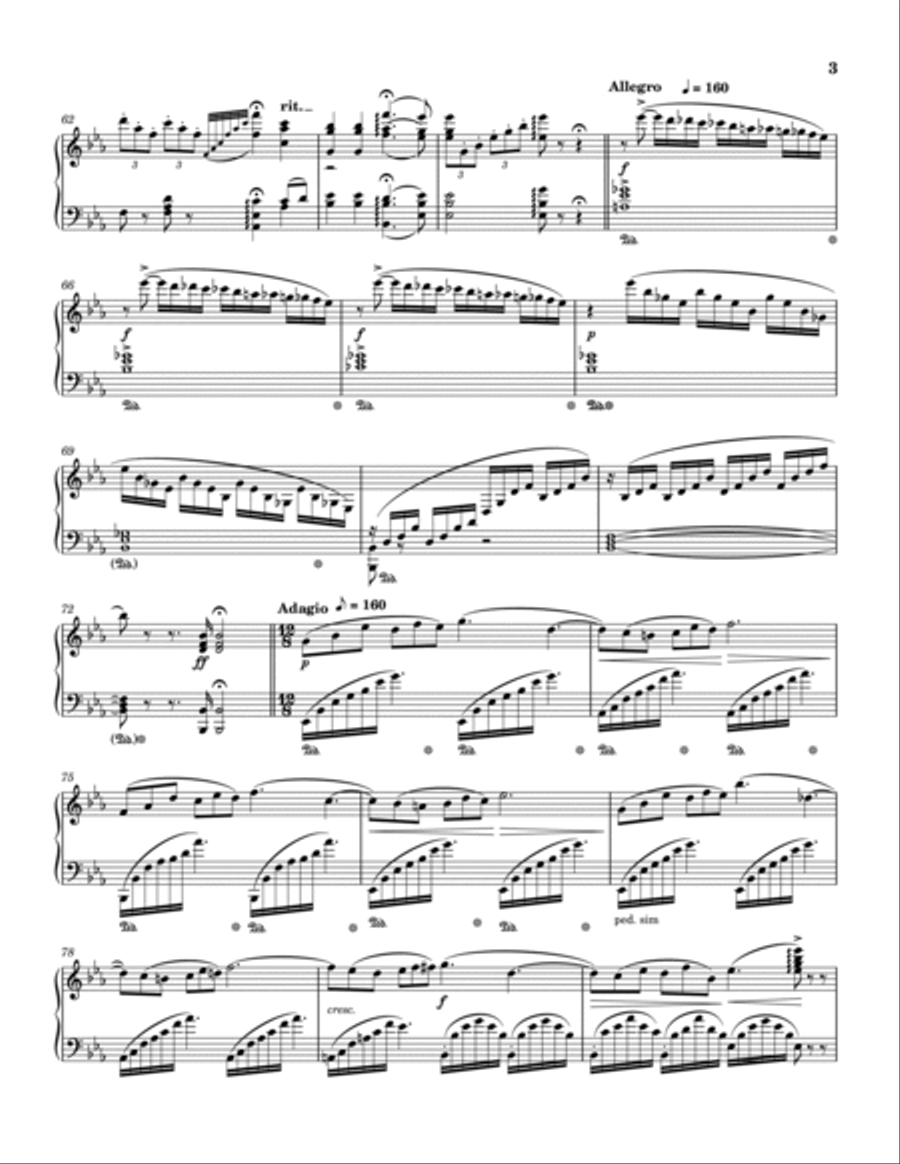 The Glow Worm Idyl for solo piano Piano Solo scores gallery preview page 3