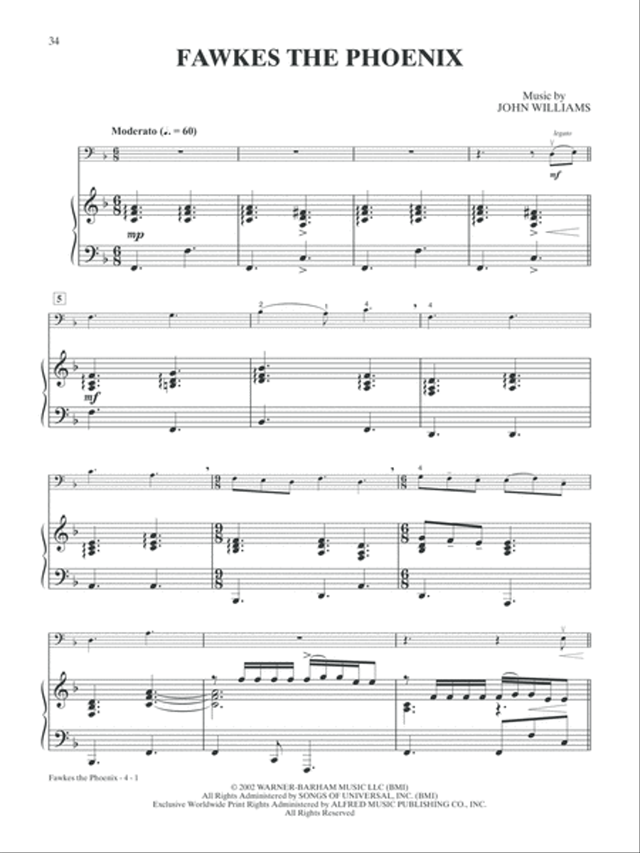 Harry Potter Instrumental Solos for Strings String Orchestra scores gallery preview page 5