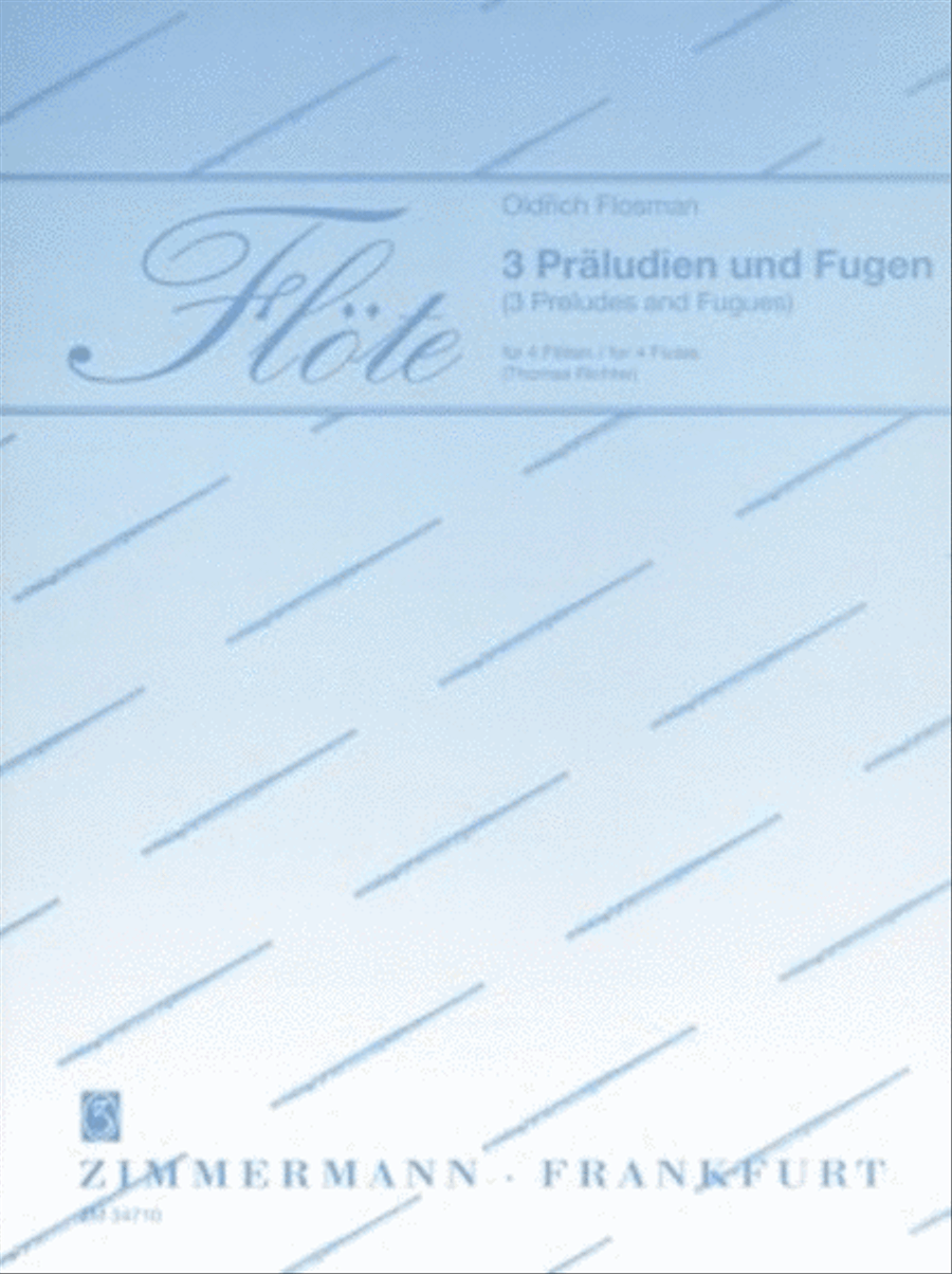 3 Preludes and Fugues 3 Preludes and Fugues Flute Quartet scores gallery preview page 1