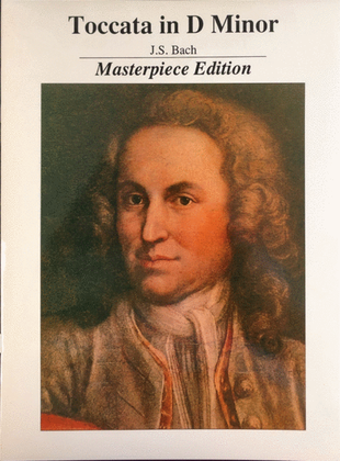 Book cover for Toccata in D Minor Masterpiece Edition Piano Solo
