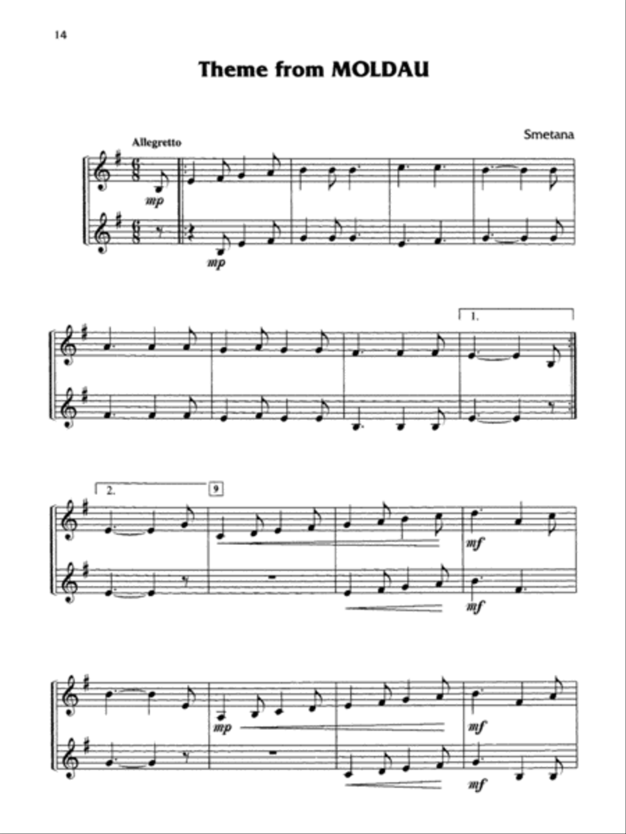 Yamaha Trumpet Duets Yamaha Trumpet Duets Trumpet Duet scores gallery preview page 7
