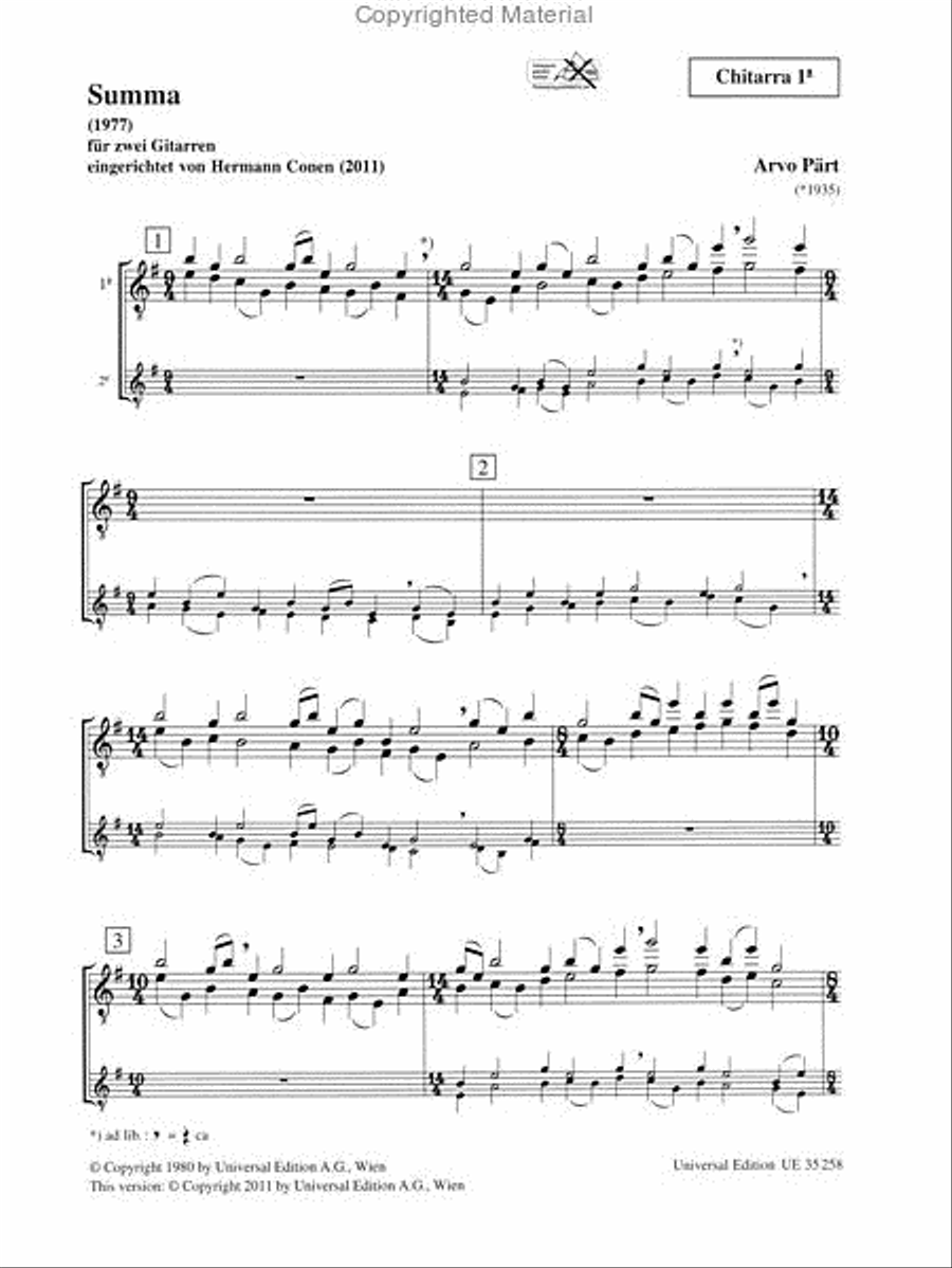 Summa Summa Chamber Music scores gallery preview page 2
