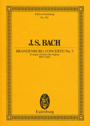 Book cover for Brandenburg Concerto No. 5 D major
