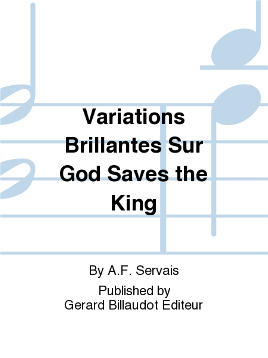 Variations Brillantes Sur God Saves The King Cello scores gallery preview page 1
