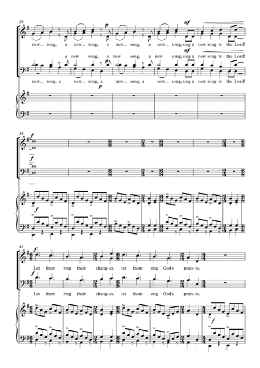 Let the Bells Ring Out! Anthem for dedication of bells by Simon Peberdy image number null