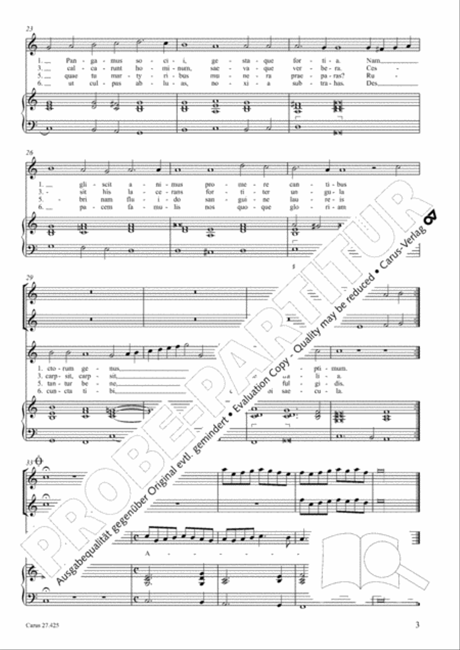 Sanctorum meritis Sanctorum meritis Violin scores gallery preview page 9