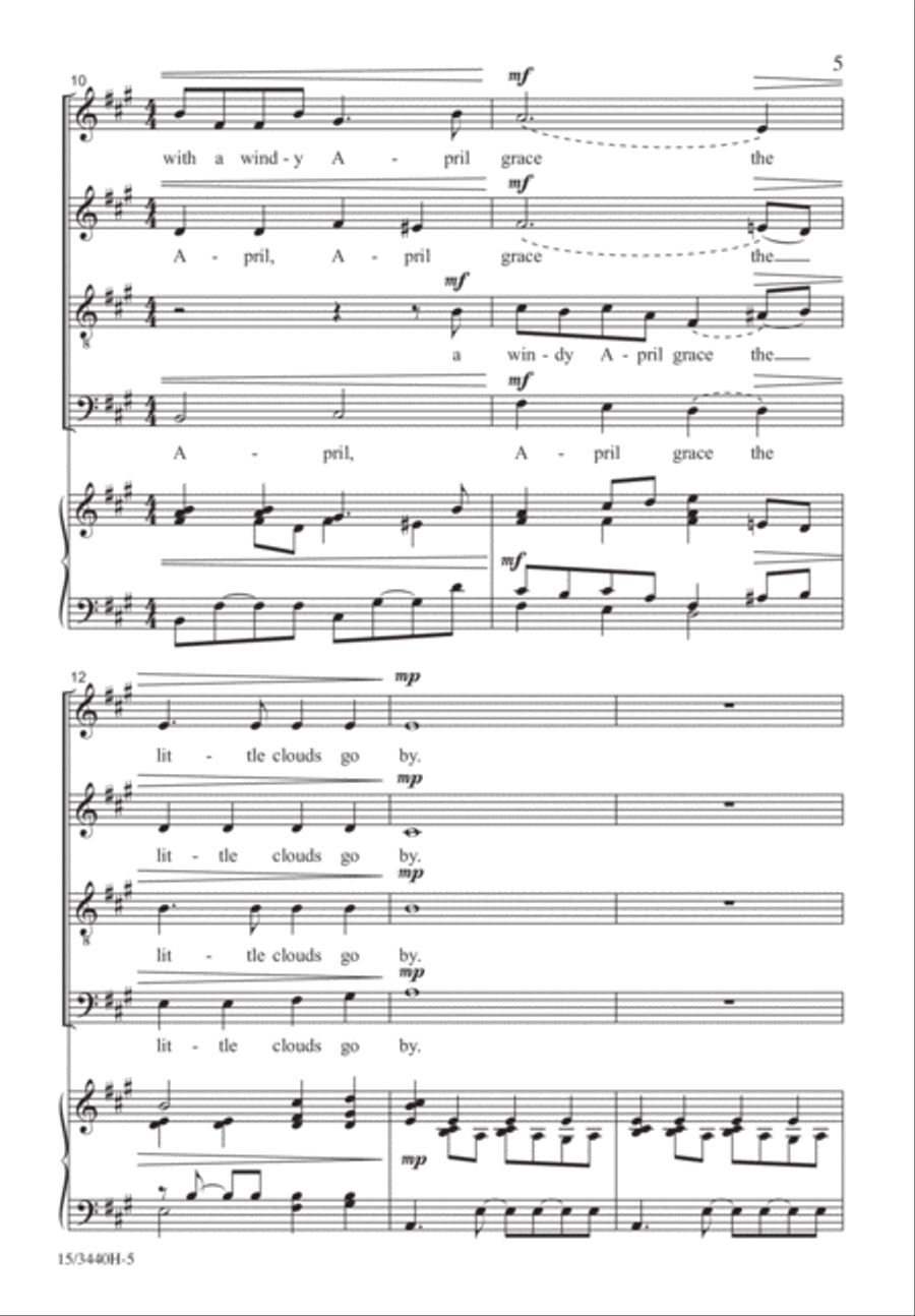 Spring Sings in Me 4-Part scores gallery preview page 4