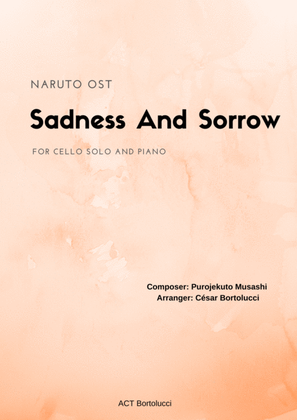 Book cover for Sadness And Sorrow