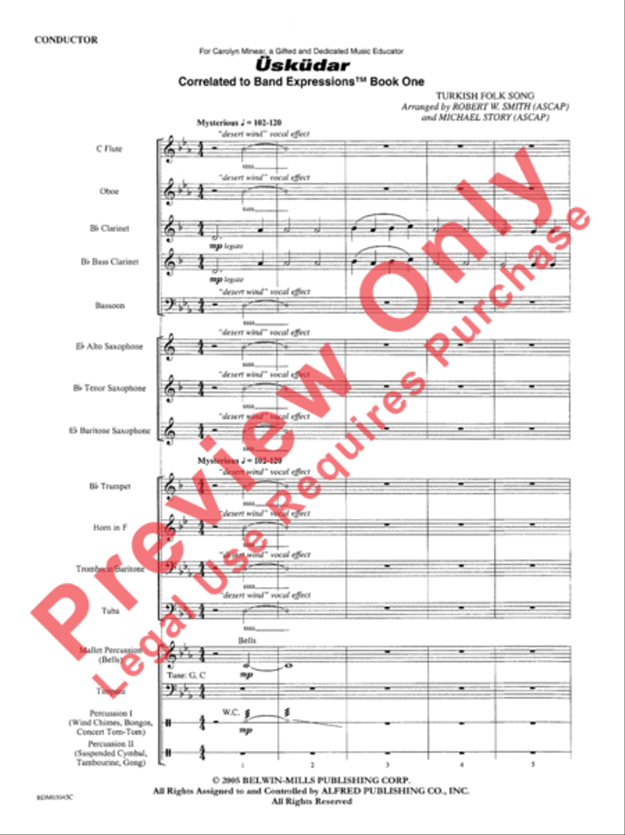 ÜskÜdar ÜskÜdar Concert Band scores gallery preview page 4