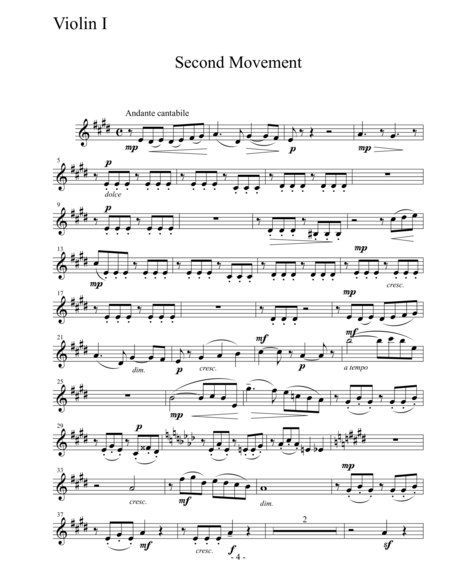 Concerto No. 2 "Ukrainian Concerto" - Orchestra Parts