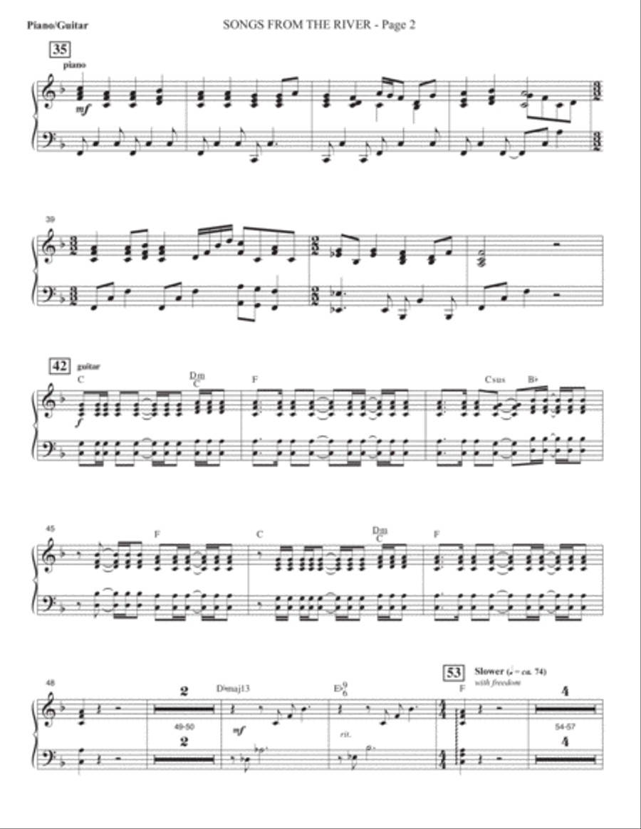 Sacred Places - Piano/Guitar Choir scores gallery preview page 5