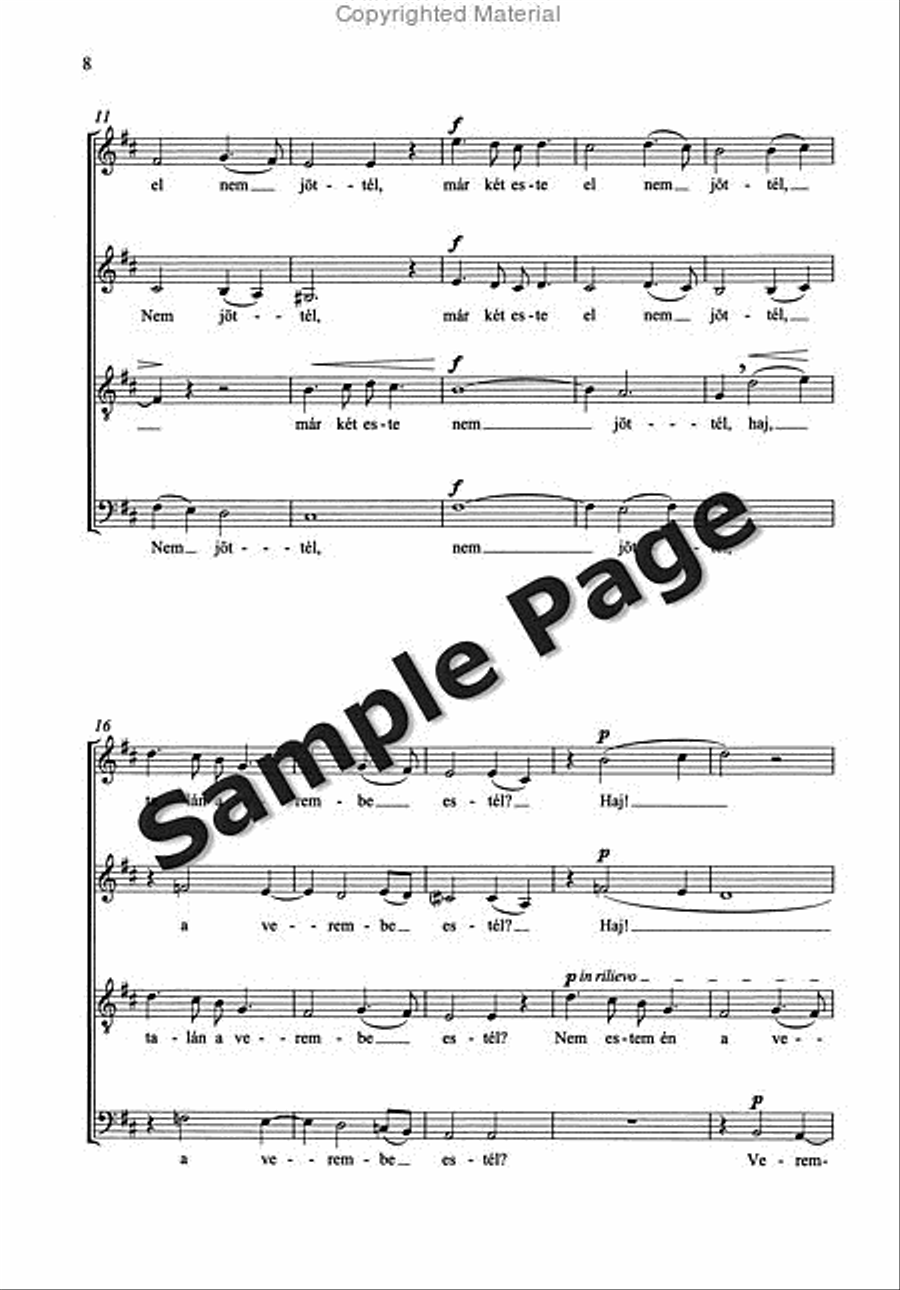 Kallai Kettos/Double Dance from Kallo 4-Part scores gallery preview page 9