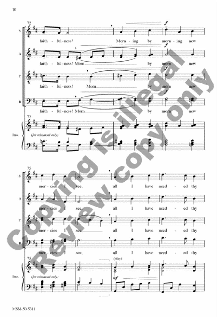 Great Is Thy Faithfulness Divisi scores gallery preview page 25