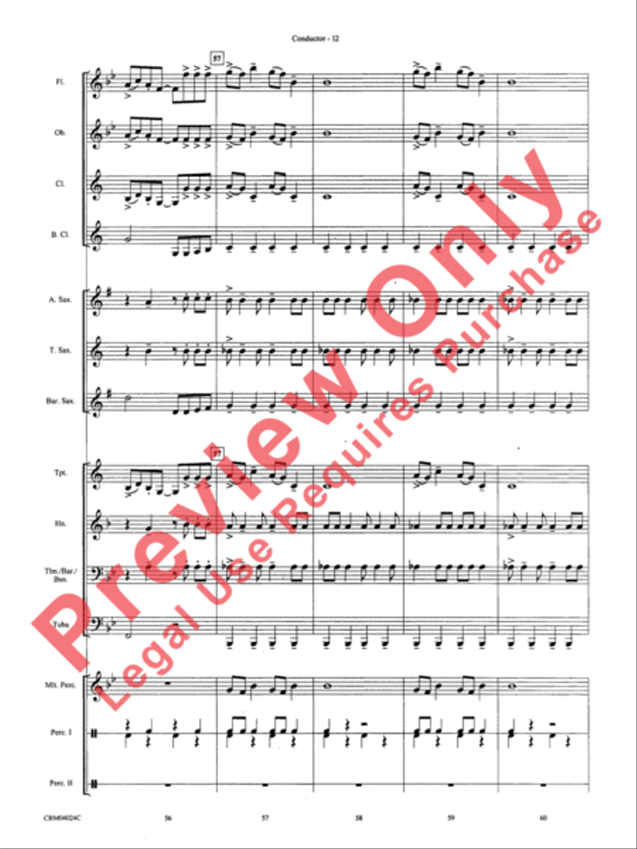 Rhapsody in Blue Rhapsody in Blue Concert Band scores gallery preview page 14