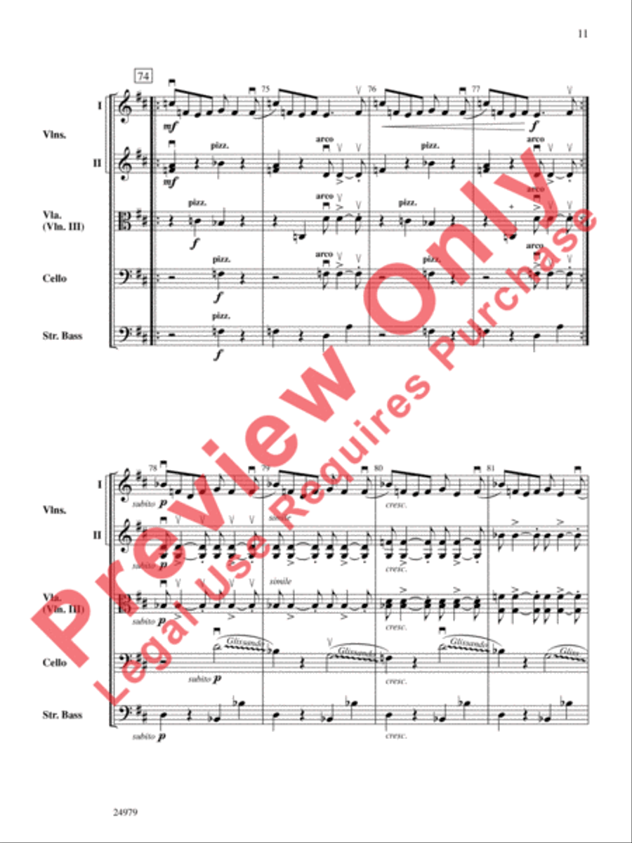 Music for a Found Harmonium String Orchestra scores gallery preview page 12