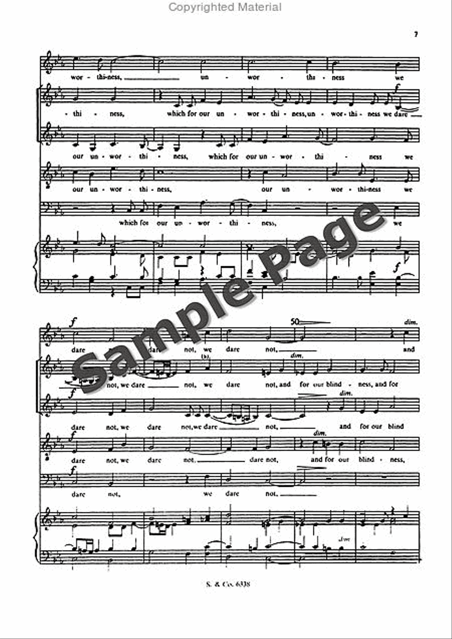 Tomkins Almighty God The Fountain Saatb Mixed Choir scores gallery preview page 8