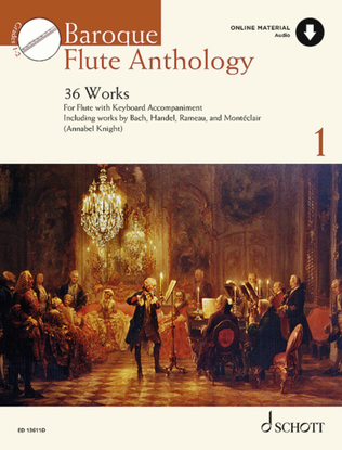 Book cover for Baroque Flute Anthology
