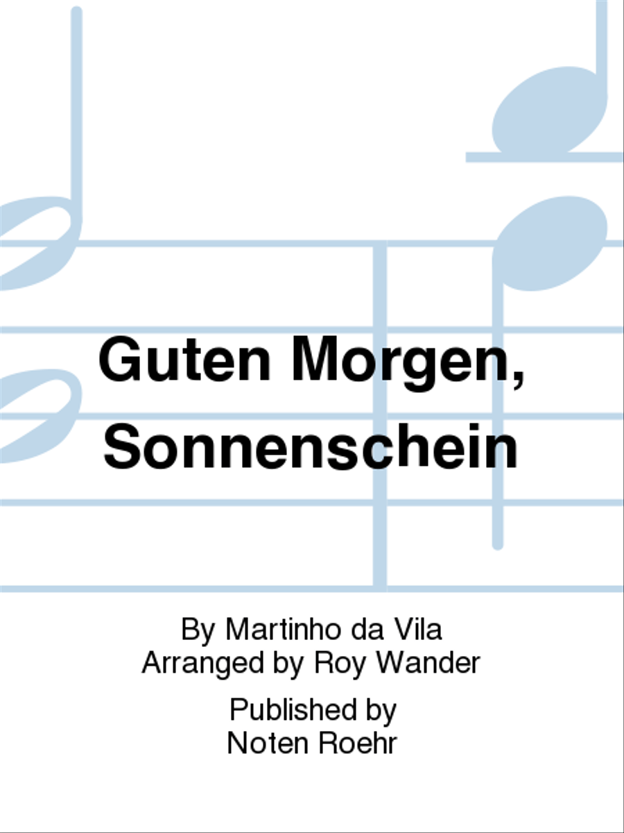 Guten Morgen, Sonnenschein (dt) Zuckowski, Rolf, text Score scores gallery preview page 1