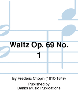 Book cover for Waltz Op. 69 No. 1