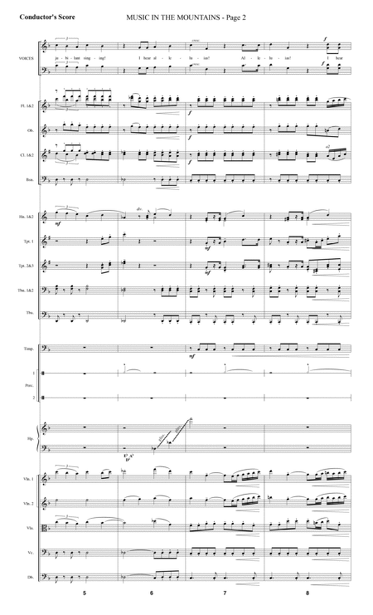Music in the Mountains - Full Score