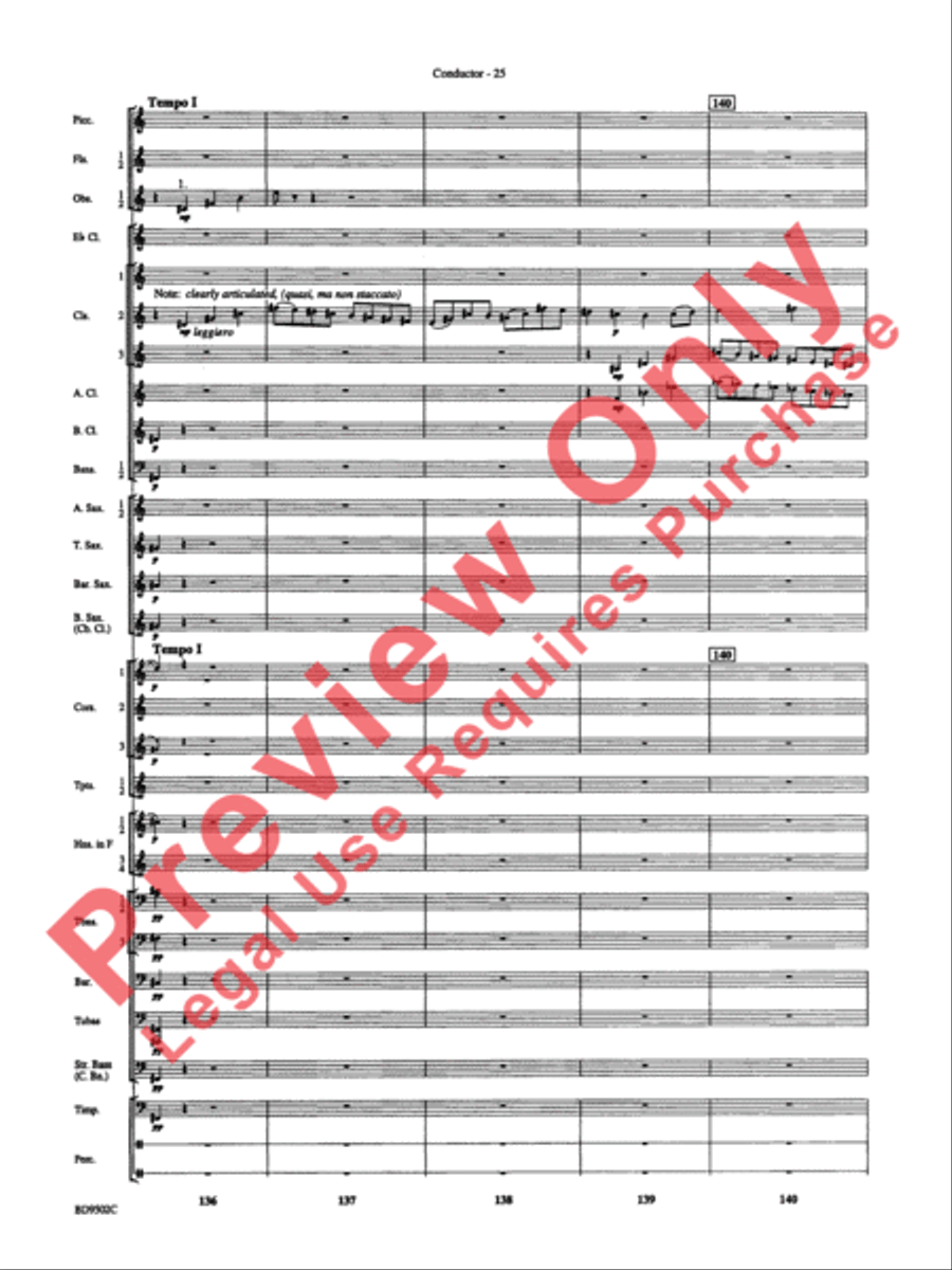 Symphony No. 3 for Band Symphony No. 3 for Band Concert Band scores gallery preview page 28