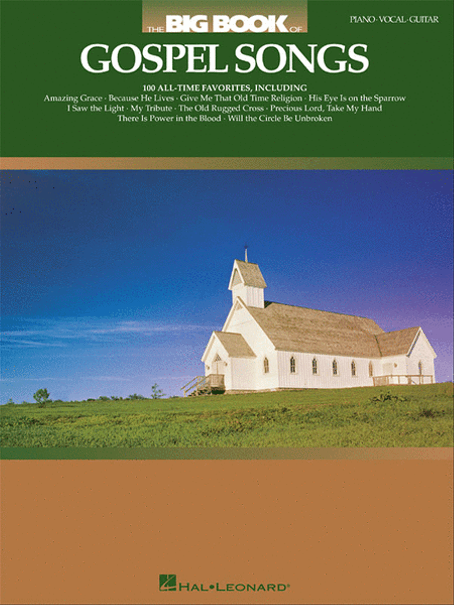The Big Book of Gospel Songs Piano, Vocal, Guitar scores gallery preview page 1
